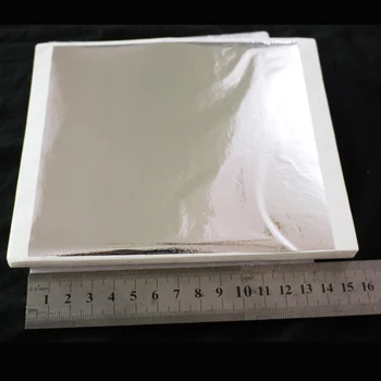 500 lapų Taivano kibirkšties sidabro lapų gilding baldai,jokios oksidacijos,135x140mm