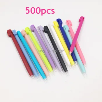 500pcs E-namo Karšto Pardavimo Didmeninės 14 Spalvų Plastiko Touch Screen Stylus Pen for Nintendo DSL už NDSL