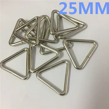 50PCS Metalo Trikampio Formos Sagtis 20mm 25mm 7/8