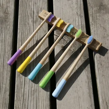 50pcs ultra minkštas dantų šepetėlis bambuko anglis bambus dantų šepetėliai bambu medinių dantų šepetėlį namų viešbutis kelionės naudoti dantis valyti