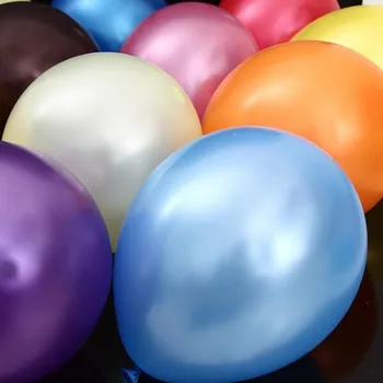 50pieces/lot 12 2.8 g apvalių perlų lateksiniai balionai Mišrios spalvos balionai Aukštos kokybės balionų šalis