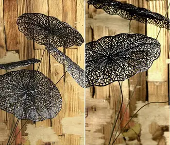 55cm Dirbtinės plastikinės Lotus leaf 