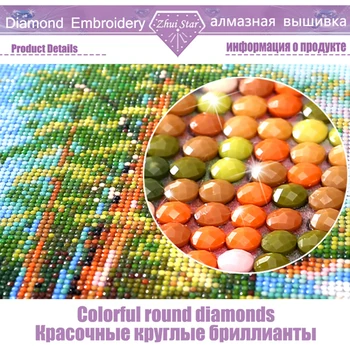 5DDiy Diamond Tapybos Kristalų Kryželiu rinkinys Mozaika Visiškai Apvalus Deimantas Dekoratyvinis dažymas Diamond siuvinėjimo Pelės Tėvas ZX