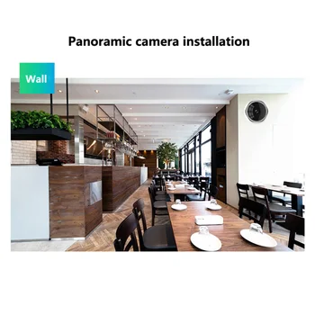 5Mp Xm 360 Degre Panoraminio vaizdo Kameros Ip Belaidžio Tinklo Wi-fi
