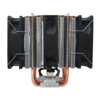 6 Heat Pipe CPU Cooler RGB LED Ventiliatorius 4pin CPU Aušinimo Ventiliatorius Heatsink Ramu Intel 775/1150/1151/1155/1156/1366/1356 AMD Visos