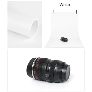 68 x 130cm Baltos spalvos PVC Medžiagos, Fonas, Fonas raukšlių fotostudija, Fotografijos Fone Įranga