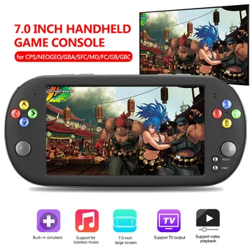 7.0 Colių Nešiojamą Žaidimų Žaidėjas GBA NE Retro Arcade Žaidimų Konsolės 16GB Paramos HDMI TV Išėjimą Nešiojamų Žaidimų Konsolės