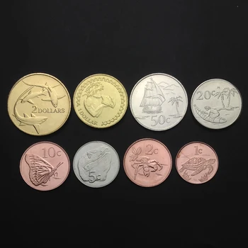 8pcs Tokelau monetos originalus monetos 2017 metus