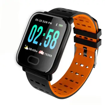 A6 Smart laikrodis su Širdies ritmo Monitorius Fitness Tracker Kraujo Spaudimas Smartwatch XXUC