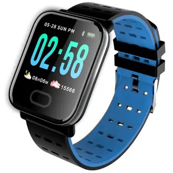 A6 Smart laikrodis su Širdies ritmo Monitorius Fitness Tracker Kraujo Spaudimas Smartwatch XXUC