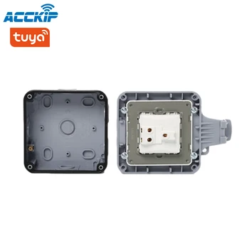 ACCKIP IP65 Neperpučiami ir Neperšlampami Lauko Sienos kištukinis Lizdas 16A ES Standartas Elektros AC 110~250V Smart Lizdo