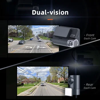 Akcinė 70mai 4K A800S Brūkšnys Cam Automobilių DVR 2021 Smart DVR Built-in GPS, su ADAS UHD Vaizdas SONY IMX415 140FOV 24H Stovėjimo Stebėti
