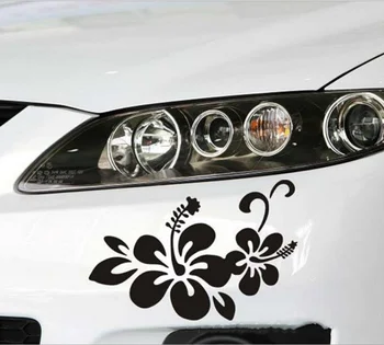 Aliauto 2 X Mados Automobilių Lipdukas Gražios Gėlės, Automobiliai, Motociklai, Priedai Vinilo Decal Volkswagen Polo,14cm*10cm