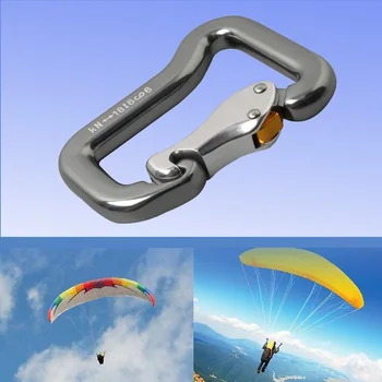 Aliuminio Lydinys Parasparnių Paraglider Karabinai Paspauskite Auto Užrakinimas Parasparnių Stačiakampio Formos Rezervo Parašiutu Sagtis Kablys