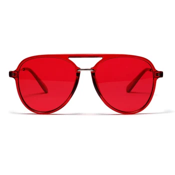 ALOZ MICC 2019 Nauja Raudona Moterų Prekės Piloto Akiniai nuo saulės Vyrams Mados Spalvų Didelis Rėmas Acto saulės akiniai Moterų Atspalvių Oculos Q350