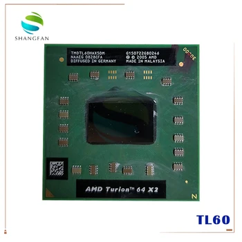 AMD cpu nešiojamas Turion TL-60 TMDTL60HAX5DM CPU 1M Cache/2,0 GHz/Socket S1/Dual-Core Nešiojamas procesorius tl60 TL 60