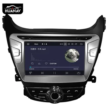 Android 9.0 Automobilių DVD Grotuvas Hyundai Elantra(MD)2011 m. 2012 m. 2013 m Avante Automobilio radijo grotuvas GPS navigaciją 2din 8