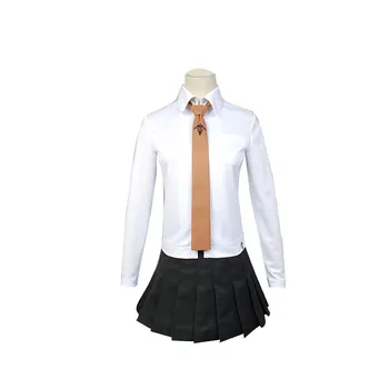 Anime Danganronpa COSPLAY kostiumų Kirigiri Kyouko kostiumai Moterų vienodas Kailis / marškinėliai / lygiosios / Sijonas /Perukai JK mokyklos vienodos