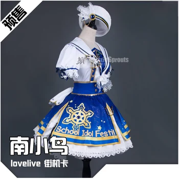 Anime Lovelive!! Arcade Žaidimas Pažadinti Kotori Minami Cosplay Kostiumas Su Skrybėlę Helovinas Kostiumas Moterims, Mergaitės, Apranga Nauja 2019
