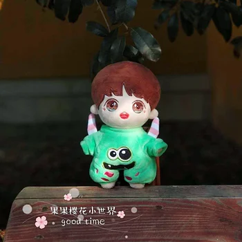 Anime Mielas Neprijaukintas Sumo Wangji Wang Yibo Wuxian Xiao Zhan Cosplay Pliušinis Lėlės Puošniai Apsirengti Drabužius, Žaislus, Kawaii Animacinių Filmų Kalėdų Dovana