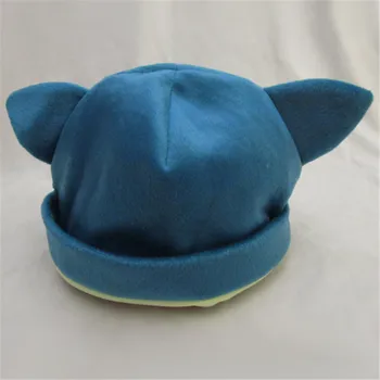 Anime Snorlax skrybėlę išlaikyti šiltas, minkštas pliušinis kostiumas bžūp suaugusiųjų