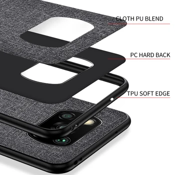 Anti-Scratch Audinys Patogiai Atveju Xiaomi Pocophone X3 NFC Poco M3 10T Lite 5G Redmi K30S Pastaba 9S 9 Pro Anti-Dulkių Dangtelį