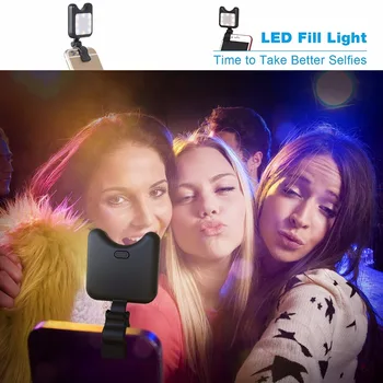 APEXEL Visų Rūšių Telefonas Įkraunamas USB Įkrovimo baterijos įkrovimo Selfie Portable LED Žiedo Užpildyti Šviesos Kamera APL-FL01