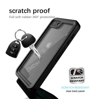 Apple iPod Touch 5 Vandeniui Atveju IP68 antidetonaciniai atsparus smūgiams DirtProof SnowProof Apsaugos Dangtelis iPod 6 7