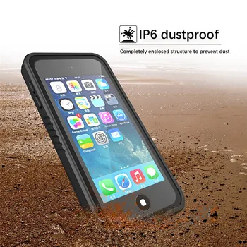 Apple iPod Touch 5 Vandeniui Atveju IP68 antidetonaciniai atsparus smūgiams DirtProof SnowProof Apsaugos Dangtelis iPod 6 7