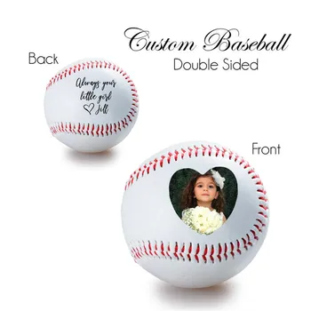 Asmeninį vestuvės Beisbolas, TĖVO DIENA DOVANA - nuotrauka ant beisbolas, Beisbolo, gimimo annoucement Beisbolo dovanos