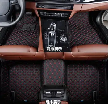 Audi Q7 4M. 2016 m. 2017 Priedai Lyras Interjero Lyras Kilimai Padengti Automobilio Pėdų Kilimėlis Grindų Padas 1set tinka tik už 7 Sėdimos vietos