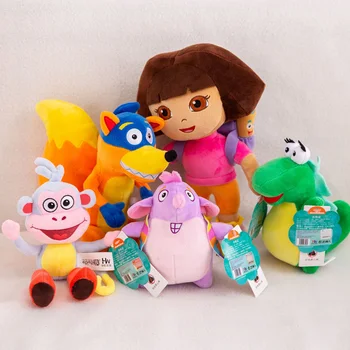 Aukštos kokybės Patinka Dora Nuotykių Mono Batai Swiper Pliušinis Žaislas, Lėlė Dora Minkštas Pliušinis Beždžionė Ir TV Pliušinis Žaislas Filmai Vaikams