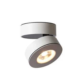 Aukštos kokybės Pritemdomi Paviršiaus Sumontuoti LED Šviestuvai 10W12W COB LED Lubų šviestuvas Apšvietimas AC110-220V LED Lempos, Patalpų Apšvietimas