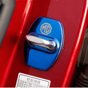 Auto Door Lock Cover Lipdukai 6 MG SS ZS GS GT Apsaugos Automobilių Stiliaus Emblema Atveju 3D Metalo Ženklelis Interjero Lipdukas Assessoires