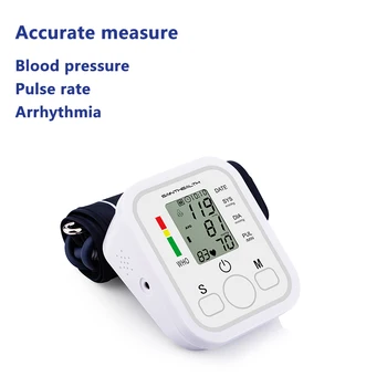 Automatinis Skaitmeninis Lcd žasto Kraujo Spaudimą, Stebėti Širdies Plakimas Norma Pulso Matuoklis Kamertonas ' Sfigmomanometrams pulsometer