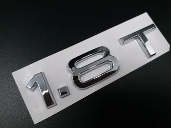 Automobilių 3D ABS Galinis Kamieno Emblema Raidžių Skaičius Logotipas Ženklelis Decal Audi 2.0 2.4 3.0 3.2 3.6 4.2 1.8 T 2.0 3.0 T T emblemų
