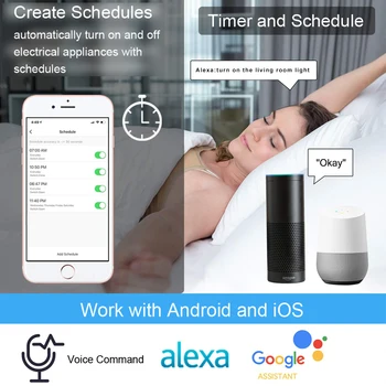 AVATTO Tuya Wifi Smart Šviesos Jungiklio, Smart Gyvenimo APP Voice Control, Smart Sienos Jungiklis, 1/2/3 Gauja Dirbti su Alexa,Google Namuose