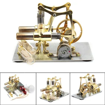 Balansas Stirlingo variklio miniatiūriniai modelio garo energijos technologijos mokslo energijos gamybos eksperimentinės žaislas
