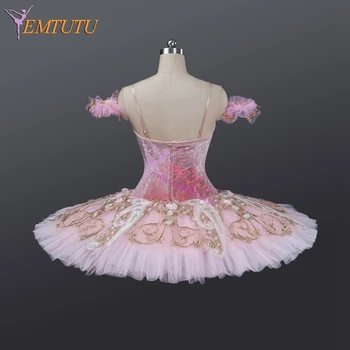 Ballerina profesionalių baleto mdc rožinė klasikinio baleto tutus blynas konkurencijos baleto kostiumų spektaklis baleto suknelė