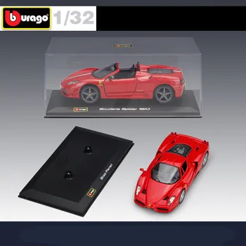 Bburago Naujas 1:32 Ferrari F12 TDF geltona lydinio automobilio modelį ir žaislas automobilis liejimo statinio automobilio modelio surinkimo skirta