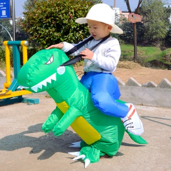Berniukų, Mergaičių Pripučiami Vienaragis Dinozauro Kostiumo Cosplay Fantasia Juokinga Grupė 