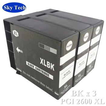 BKx3 Pigmento Suderinama kasetė Tiktų PGI2600 , SGN-2600XL Tiktų Canon MAXIFY IB4060 MB5060 MB5360 ir t.t