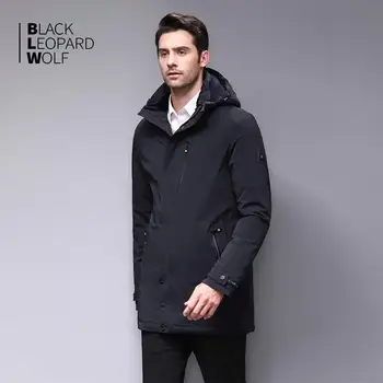 Blackleopardwolf 2019 naują atvykimo žiemos striukė vyrams kailis thik parko aliaskos vėjo nuimamas outwear prabanga outwear BL-1002