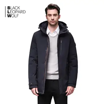 Blackleopardwolf 2019 naują atvykimo žiemos striukė vyrams kailis thik parko aliaskos vėjo nuimamas outwear prabanga outwear BL-1002