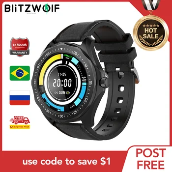 BlitzWolf BW-HL3 Smart Watch Vyrų, Moterų Smartwatches Širdies ritmas, Kraujo Spaudimas bluetooth Fitneso Laikrodis Sporto Smartwatch