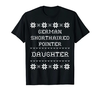 BLS kalėdų vokiečių dukra Marškinėliai vyriški T-Shirt-Black pointerio šuo