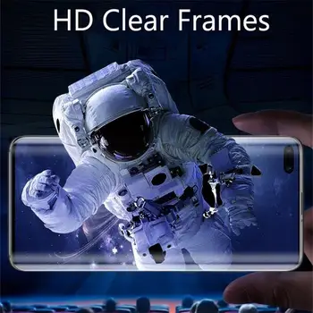 Cafele Visiškai Padengti Grūdinto Stiklo Huawei 30 pro Anti-pirštų Atspaudų Ekrano apsaugos huawei p40 10D HD Apsauginės Plėvelės