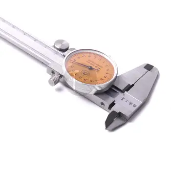 CHEERBRIGHT Nerūdijantis Plienas Dial Slankmatis 0-150mm Tikslumas 0.02 mm, Metalo Vernier Suportas Metrinių Staliuko Matuoklis, Matavimo Įrankiai