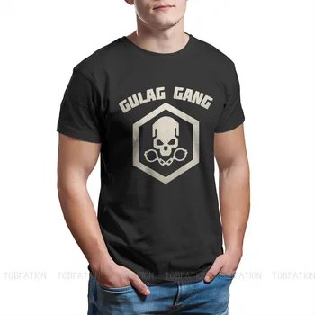 COD Black Ops Šaltojo Karo Warzone Gulago Gauja Klasikiniai Marškinėliai Vyrams Komfortą Crewneck Medvilnės Naujas Viršūnes Marškinėlius