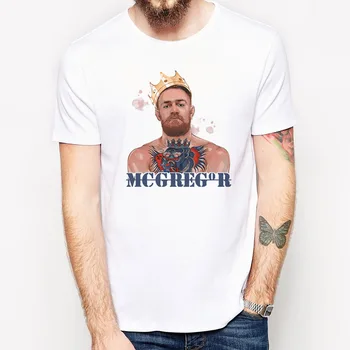 Conor mcgregor marškinėliai vyrams mados marškinėlius juokingas cool Atspausdintas Trumpas Rankovės Marškinėliai Vyrams Tees Juokinga T-Shirt